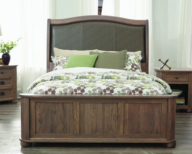Mavin Customizable Kingsport Queen Upholstered Bed Low Footboard-1