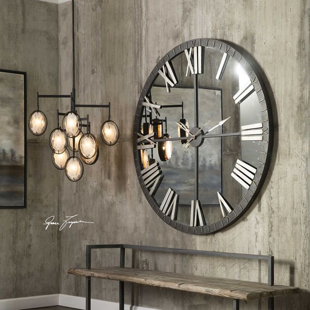 Uttermost® Amelie Bronze Wall Clock-2