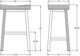Amisco Customizable Miller Upholstered Bar Stool-2