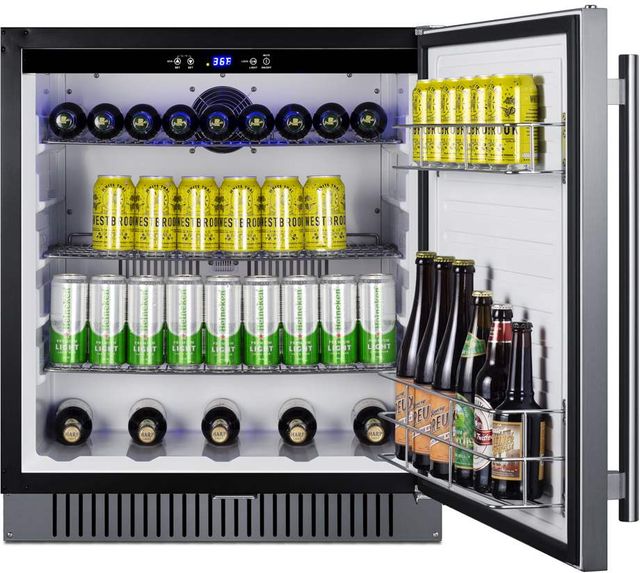 Summit® 27" Stainless Steel Under the Counter Refrigerator-3