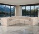 Furniture of America® Nappi Taupe L-Shape Sectional-1