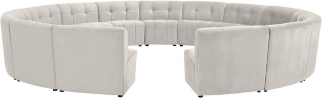Meridian Furniture Limitless 15-Piece Cream Modular Sectional-0