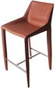 VIG Furniture Modrest Halo Cognac/Stainless Steel Counter Stool-2