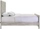 Elements International Eleanor White Full Panel Bed-5