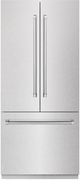 ZLINE 36 in. 19.6 Cu. Ft. Satin Stainless Steel Built In Bottom Freezer Refrigerator-0