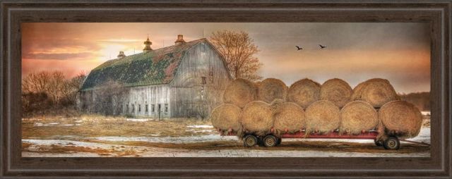 Classy Art Sunset on the Farm by Lori Dieter Wall Art-0
