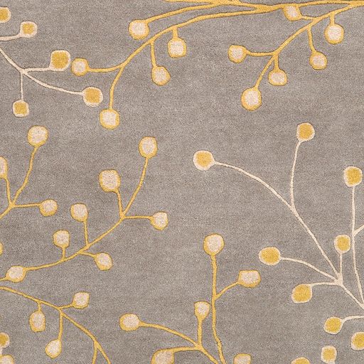 Surya Athena Gray Floral 5'x8' Area Rug-4