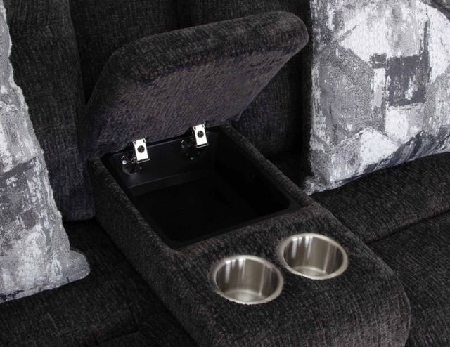 Franklin™ Heston Frenzy Graphite Power Reclining Loveseat-1