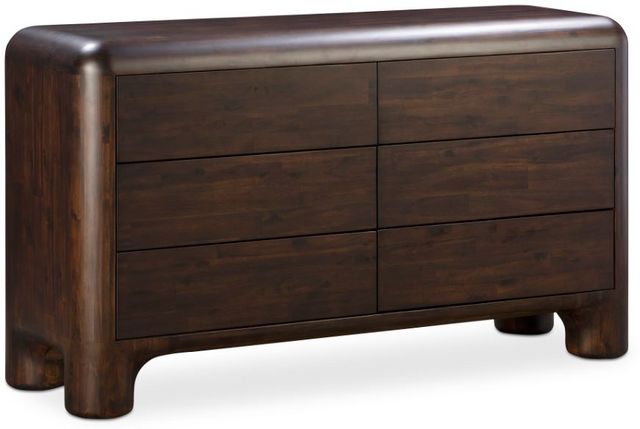 Moe's Home Collection Rowan Dark Brown 6-Drawer Dresser
