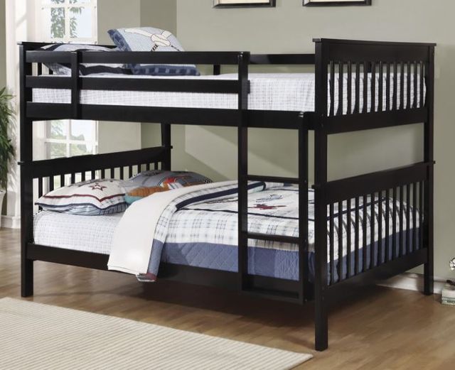 Coaster® Chapman Black Full/Full Youth Bunk Bed-2