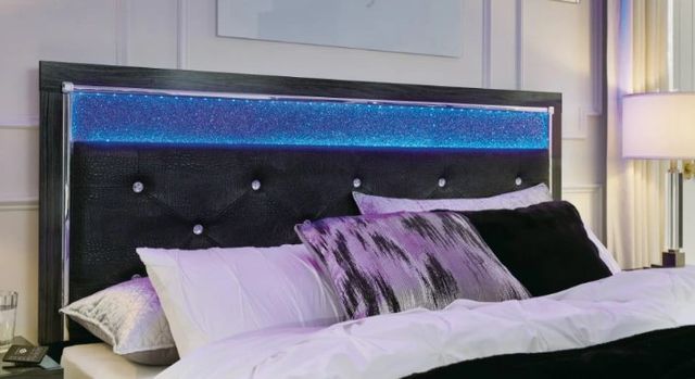 Signature Design by Ashley® Kaydell Black King/California King Upholstered Panel Headboard-2