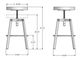 Amisco Customizable Architect Backless Adjustable Stool-3