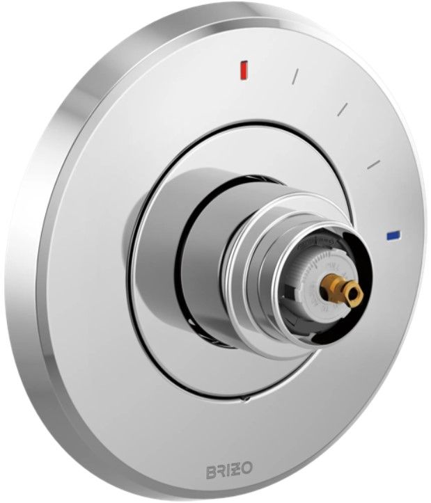 Brizo Levoir® Polished Chrome Pressure Balance Valve Only Trim - Less Handle-0