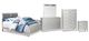 Signature Design by Ashley® Olivet 5-Piece Silver Queen Panel Bed Set-1