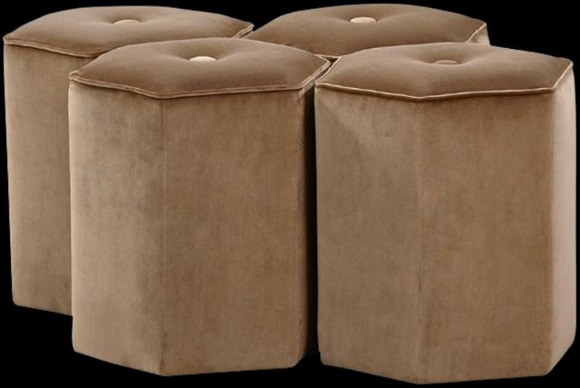 Huntington House Cstomizable 7754 Bunching Ottoman-1