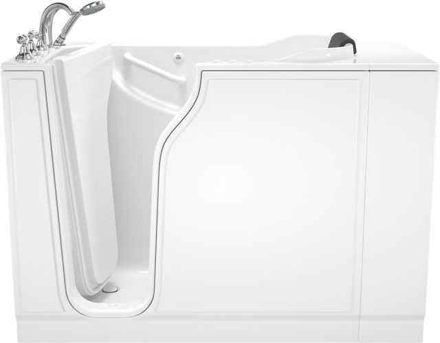 American Standard Premium Series White Alcove Walk-In Combination Bathtub-0