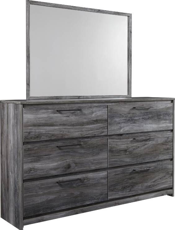 Signature Design by Ashley® Baystorm 5-Piece Gray Queen Panel Bed Set-2