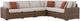 Signature Design by Ashley® Dolan Creek 4-Piece Beige/Brown Fabric/Wicker L-Shape Outdoor Sectional-0