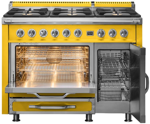 Viking® Tuscany 48" Daffodil Pro Style Dual Fuel Range-1