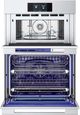 SKS 30" Satin Stainless Steel Oven/Microwave Combo Electric Wall Oven-3