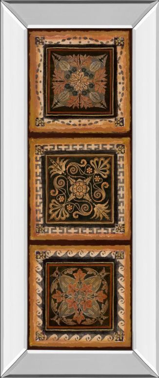 Classy Living Tava Studios Folk Art Panel Il Mirror Framed Wall Art-0