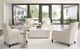 Bernhardt Axiom Linear White Cocktail Table-1