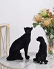 A & B Home Black 7" Sitting Panther-5