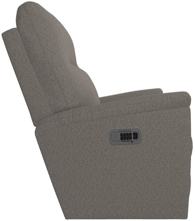 La-Z-Boy® Norton Pewter Power Wall Recliner with Headrest and Lumbar-3
