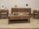 International Furniture Direct Olimpia Natural Chairside Table-1