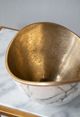 A & B Home Black/Gold/White Bowl -2