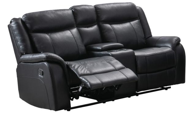 Mazin Furniture Paxton Black Reclining Loveseat-1