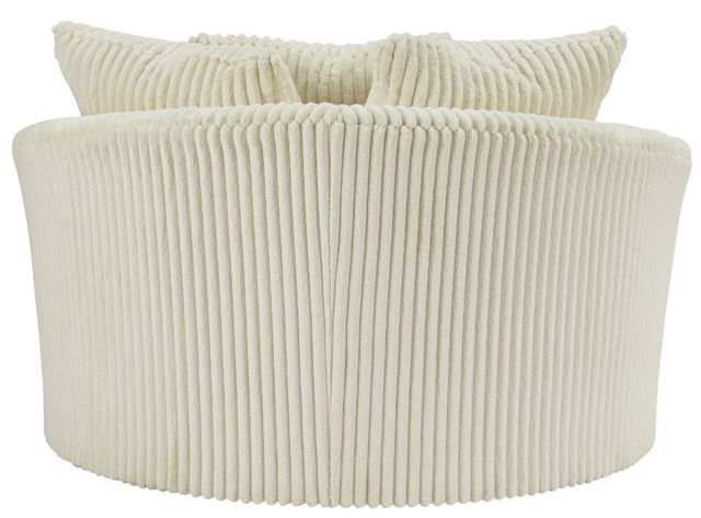 Signature Design by Ashley® Lindyn Ivory Oversized Swivel Accent Chair-2