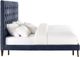 TOV Furniture Eden Grey King Velvet Bed-2