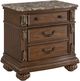 Elements International Cadenza Brown Nightstand-0