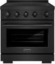 ZLINE Paramount 30" Black Stainless Steel Pro Style Induction Range-0