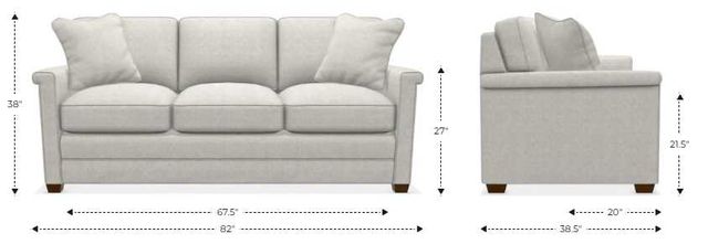 La-Z-Boy® Bexley Gray Sofa-2