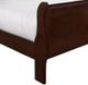Elements International Louis Philippe Cherry Queen Panel Bed-4