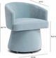 TOV Furniture Kristen Faded Blue Rolling Desk Chair-2