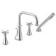 Moen® Colinet Chrome Two-Handle High Arc Roman Tub Faucet-1