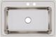 Elkay Lustertone® Classic Lustrous Satin 33" x 22" x 11-5/8" MR2-Hole Single Bowl Drop-In Sink-1