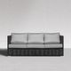 Enclover Chestnut Black/Granite Sofa-1