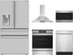 Sharp® 5 Piece Stainless Steel Electric Kitchen Appliance Package-0