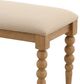 Dovetail Furniture Marcellina Beige/Natural Bench-3