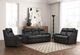 BarcaLounger® Ayden Elway Dark Gray Leather Power Recliner-2