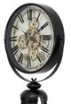 YHD Black/White Tripod Vintage Gear Clock-4