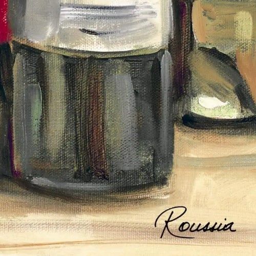 Classy Art Wine Champ II by Heather A. French-Roussia Wall Art-1