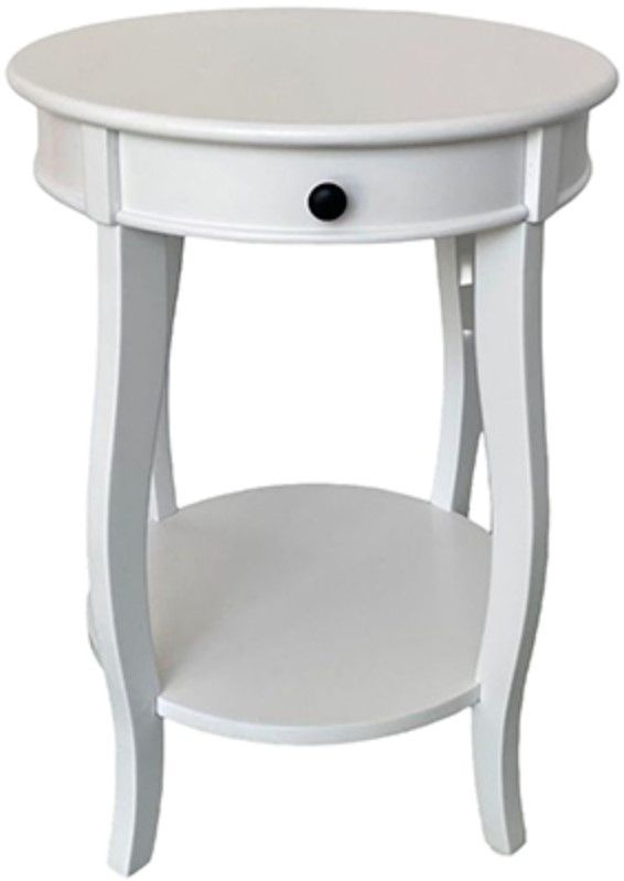 Crown Mark Jacie White Chairside Table-2