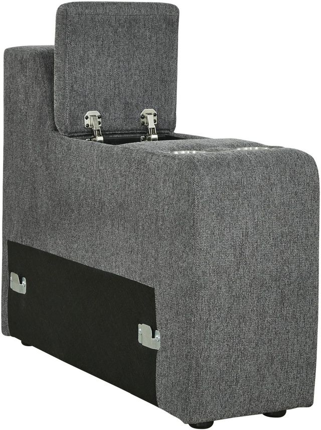 Signature Design by Ashley® Hartsdale 6-Piece Granite Left-Arm Facing Power Reclining Sectional and Chaise with Console-1