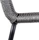 Armen Living Shasta Outdoor Grey Stackable Dining Chair-4