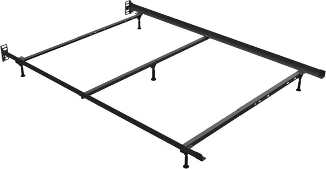 Rize Home Deluxe Twin/Full/Queen Bed Frame with Plastic Glides and 5 Legs-0